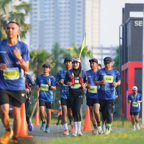 Race photo from BOGORUN 2026