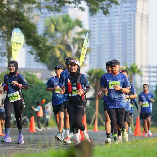 Race photo from BOGORUN 2026