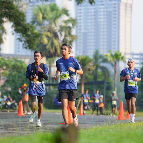 Race photo from BOGORUN 2026