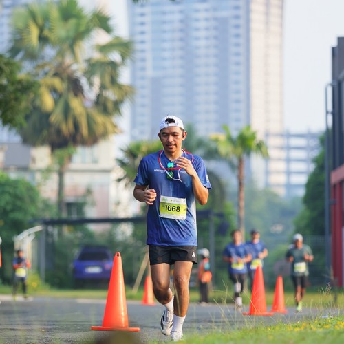 Race photo from BOGORUN 2026