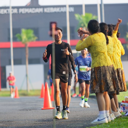 Race photo from BOGORUN 2026