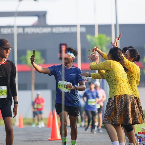 Race photo from BOGORUN 2026