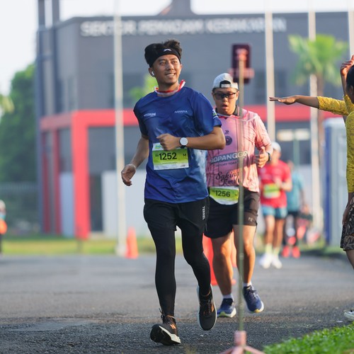 Race photo from BOGORUN 2026
