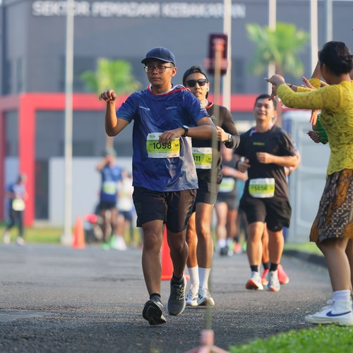 Race photo from BOGORUN 2026