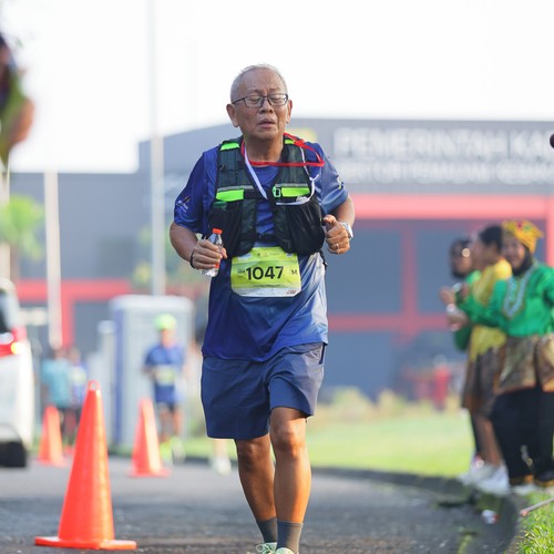 Race photo from BOGORUN 2026