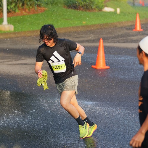 Race photo from BOGORUN 2026
