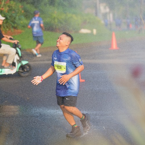 Race photo from BOGORUN 2026