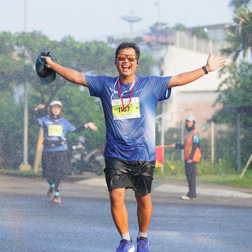 Race photo from BOGORUN 2026