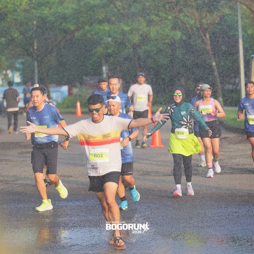 Race photo from BOGORUN 2026