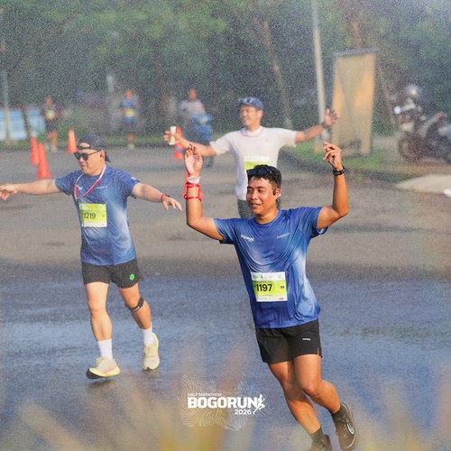 Race photo from BOGORUN 2026