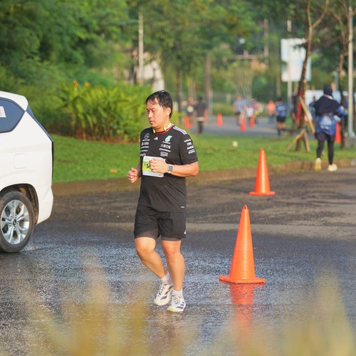 Race photo from BOGORUN 2026