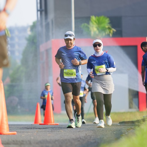Race photo from BOGORUN 2026