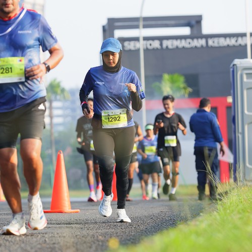 Race photo from BOGORUN 2026