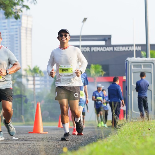 Race photo from BOGORUN 2026