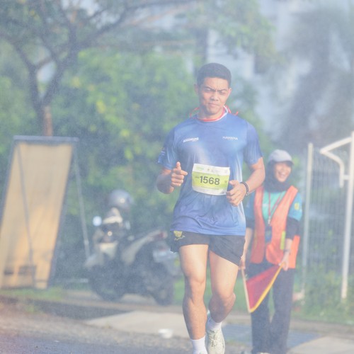 Race photo from BOGORUN 2026