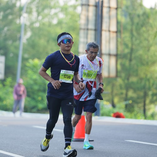 Race photo from BOGORUN 2026