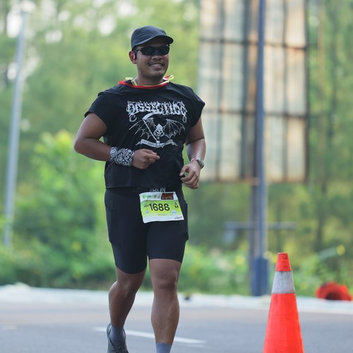 Race photo from BOGORUN 2026
