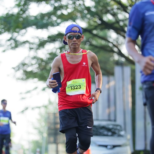Race photo from BOGORUN 2026
