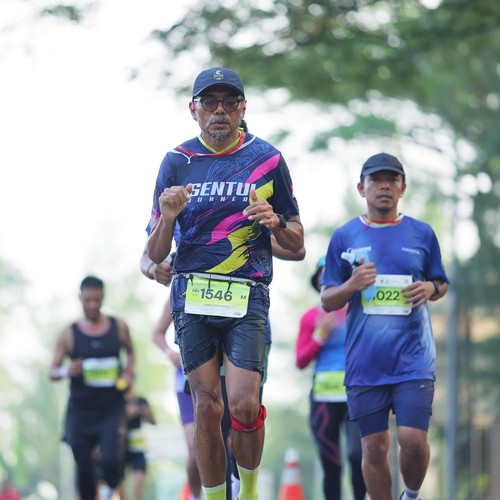 Race photo from BOGORUN 2026