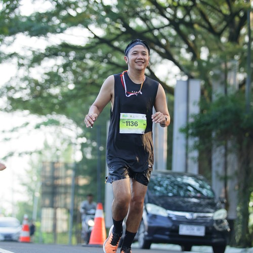 Race photo from BOGORUN 2026