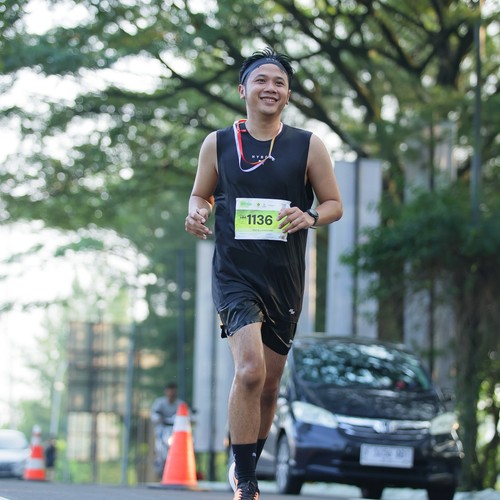 Race photo from BOGORUN 2026