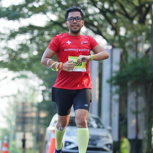 Race photo from BOGORUN 2026