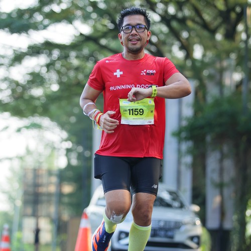 Race photo from BOGORUN 2026