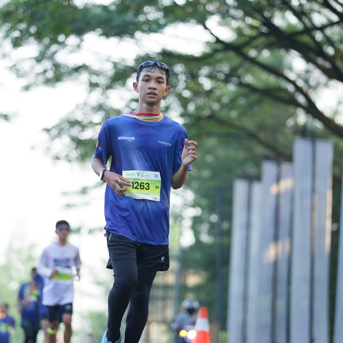 Race photo from BOGORUN 2026