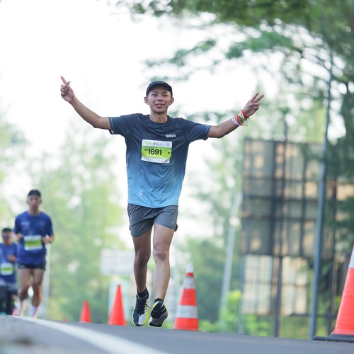 Race photo from BOGORUN 2026