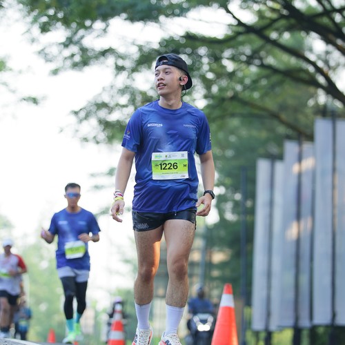 Race photo from BOGORUN 2026