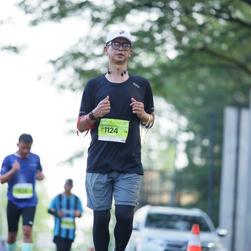 Race photo from BOGORUN 2026