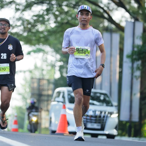 Race photo from BOGORUN 2026