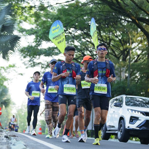Race photo from BOGORUN 2026