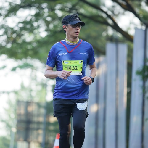 Race photo from BOGORUN 2026