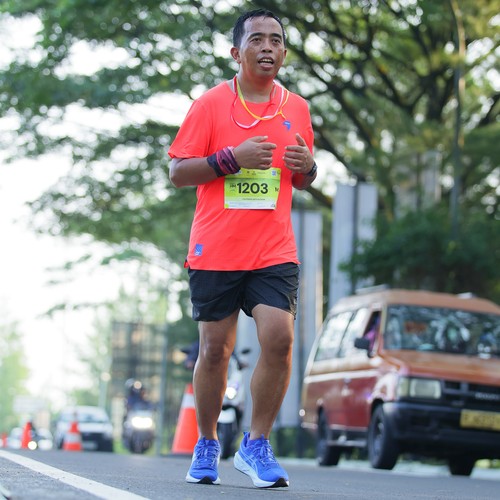 Race photo from BOGORUN 2026