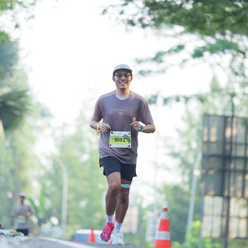 Race photo from BOGORUN 2026