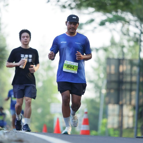 Race photo from BOGORUN 2026