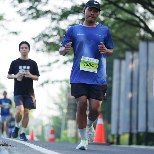 Race photo from BOGORUN 2026