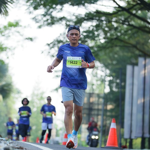 Race photo from BOGORUN 2026