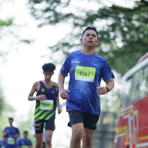 Race photo from BOGORUN 2026
