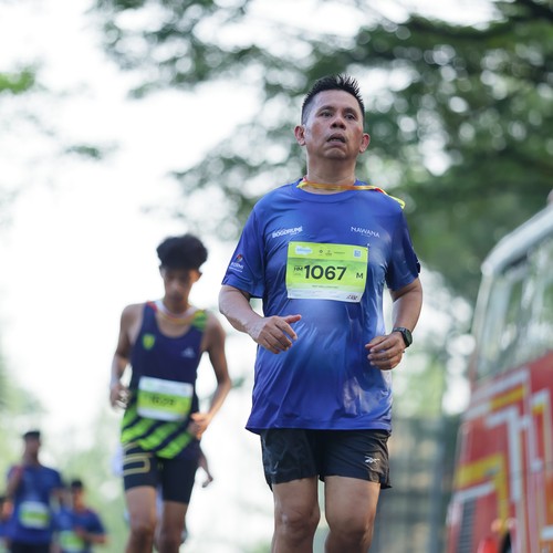 Race photo from BOGORUN 2026