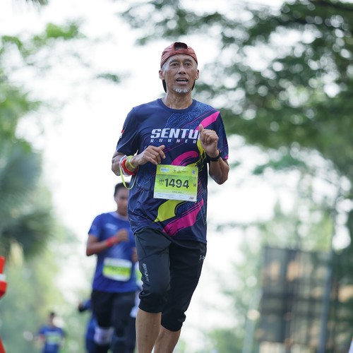 Race photo from BOGORUN 2026