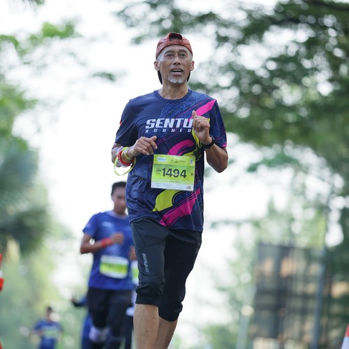 Race photo from BOGORUN 2026