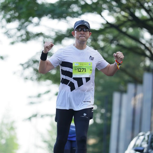 Race photo from BOGORUN 2026