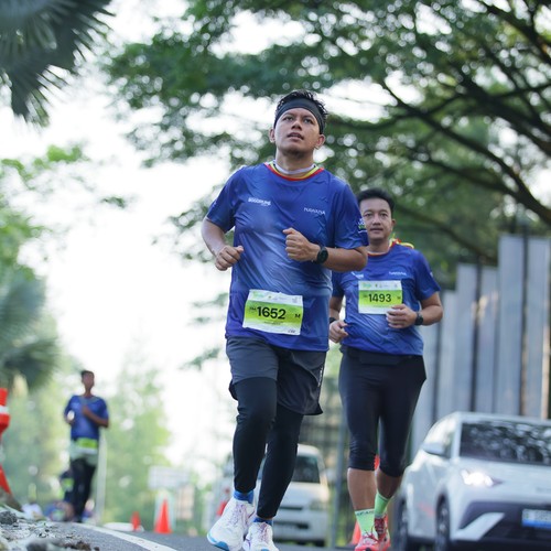 Race photo from BOGORUN 2026