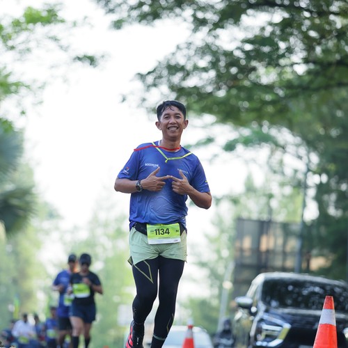 Race photo from BOGORUN 2026