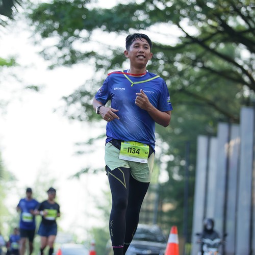 Race photo from BOGORUN 2026