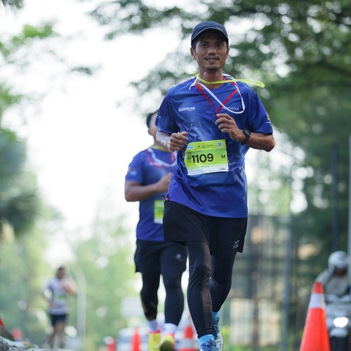 Race photo from BOGORUN 2026