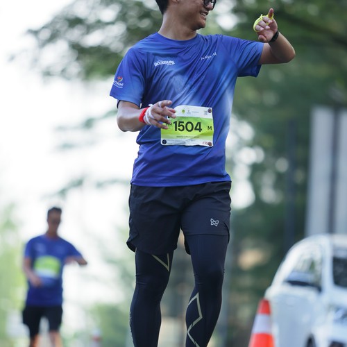 Race photo from BOGORUN 2026