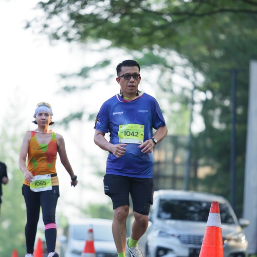Race photo from BOGORUN 2026